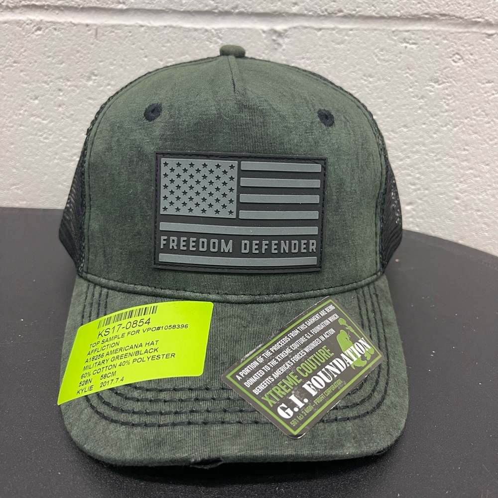 AFFLICTION freedom defender AMERICANA HAT